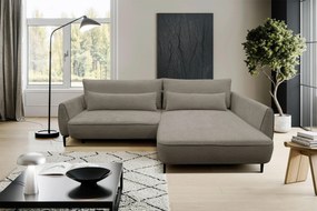 XXXLutz ROHOVÁ SEDAČKA, textil, béžová MID.YOU - Sedačky - 001574005704