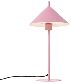 Dizajnová stolová lampa ružová - Triangolo