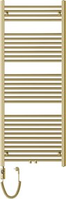 Mexen Mars, elektrické vykurovacie teleso 1500 x 600 mm, 600 W, zlatá lesklá, W110-1500-600-2600-50
