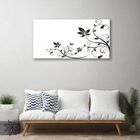 Obraz Canvas Abstrakcie rastliny listy 125x50 cm