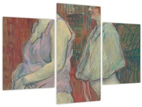 Obraz - Henri de Toulouse-Lautrec, Rue des Moulins, reprodukcia (90x60 cm)