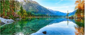 Obraz - Jazero Hintersee (120x50 cm)