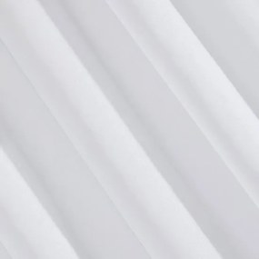 Biela hladká záclona Argea 140&#215;270 na páske