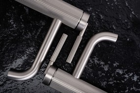 Rea Argon, vysoká umývadlová batéria h-295, brúsená oceľ, REA-B6450