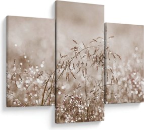 Obraz - Lúka v hnedých tónoch (90x60 cm)