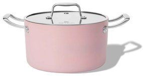 Elmich Nepriľnavý keramický hrniec Vital Ø 20 cm (3.5L) - ružová