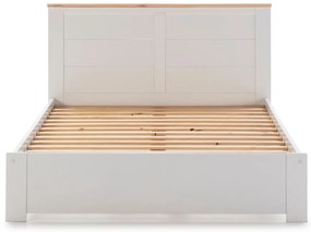 Biela dvojlôžková posteľ 140x190 cm Akira - Marckeric