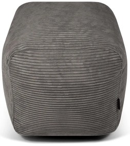 Tmavohnedý menčestrový sedací vak Plus 50 Lounge – SLOWDOWN