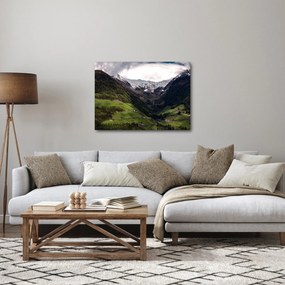 Obraz - Údolie pod horami (70x50 cm)