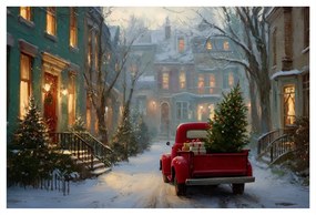 Vianočný obraz auto splnených prianí