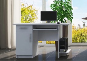VerDesign, VEBER pracovný stôl ľavý, bela