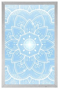 Plagát orientálna Mandala - 60x90 silver