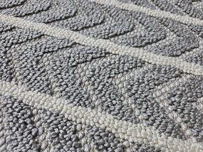 DC Koberec Milano 026 sivá krémová Rozmer: 60×100 cm