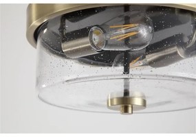 Searchlight 66210-2AB - Kúpeľňové stropné svietidlo PRESTON 2xE27/60W/230V IP44 priemer 33 cm, mosadz