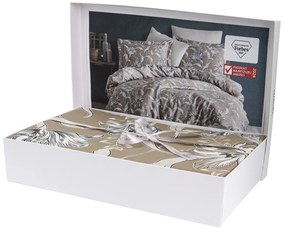 SATÉNOVÉ OBLIEČKY LUXURY PREMIUM VITALE 200X220 CM, 2KS 70X80 CM KVETY