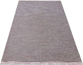 DY Ružový pruhovaný koberec Diamond 01 Rozmer: 160x230 cm