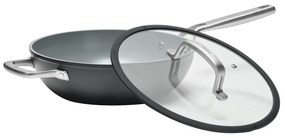 Wok panvica s pokrievkou/s keramickým povrchom ø 28 cm Meda 3.0 – FABINI