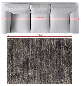 Koberec Royal Nomadic Living dark grey/sailor blue 120x170cm