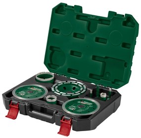 Parkside® Kufrík s náradím na obklady a dlažbu, 9-dielna súprava (100395730)