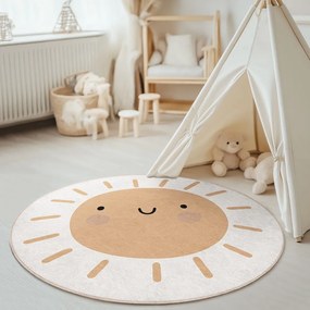 Prateľný detský koberec ø150 cm Sunny World – Mila Home