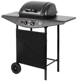 Teesa TSA0080 Plynový gril 2000, 2 horáky, 5 kW, čierny