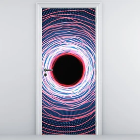 Fototapeta na dvere - Abstrakcia kruhu (95x205cm)