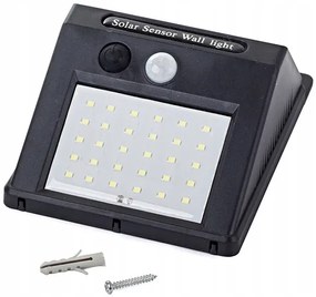 Verk 01390 Nástenné solárne svietidlo s pohybovým senzorom - 30 LED