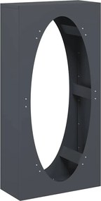 vidaXL Regál na krbové drevo, 50x23x100 cm, za studena lisovaná oceľ