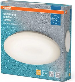 OSRAM OSRAM, ORBIS kúpeľňové stropné svietidlo, ø 400mm, sensor, OSRAM,2700lm, 25W, IP44, AC36061022M