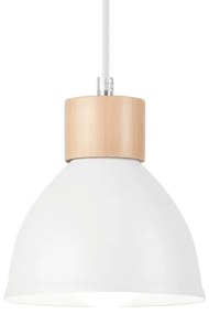 Luster na lanku NICO 3xE27/60W/230V biela