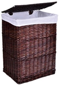Kôš na bielizeň 72 l prútený hnedý