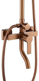 Rea Argus, sprchový set s vaňovou výlevkou, medená matná, REA-P3001