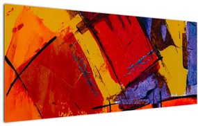 Obraz abstrakcie (120x50 cm)