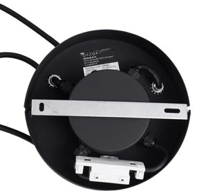 Vonkajšie závesné svietidlo čierne 3-svetlá IP44 - Cava