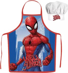 Javoli - Chlapčenská zástera a kuchárska čiapka Spiderman / MARVEL
