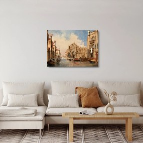 Sklenený obraz - Jules-Romain Joyant, The Scuola di San Marco, Venice, reprodukcia (70x50 cm)