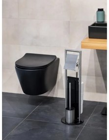 WENKO 24981800 - WC súprava RAVINA 20x70 cm nerezová oceľ/strieborná