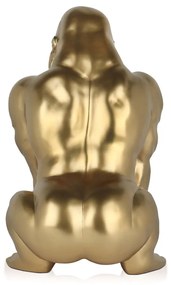 Dizajn lampa dekor zlatá GORILA