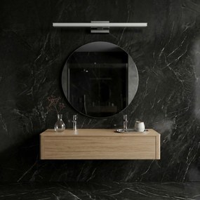 Toolight Toolight, LED nástenné svietidlo 80 cm, 13W, 1000lm, 4000K, APP1847-1W, chrómová, OSW-66002