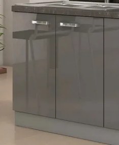 Kuchynská drezová skrinka Grey 80ZL, 80 cm%
