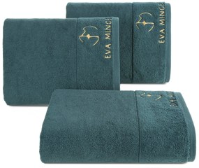 BAVLNENÝ UTERÁK EVA MINGE GAJA SADA 6KS 30X50 CM TMAVOZELENÁ