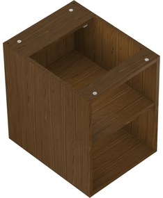 Mexen Box-A, otvorená skrinka s policou 35 cm, orech, 91AX2-0350-470-0-86