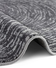 Hanse Home, Kusový koberec Gloria Cavallo 106257 Grey kruh, 120x120 (priemer) kruh, šedá, chodba / predsieň