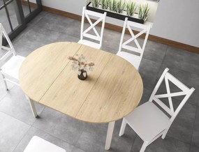 Rozkládací jídelní stůl Dante I 102/144 cm dub cremona torro/kašmír