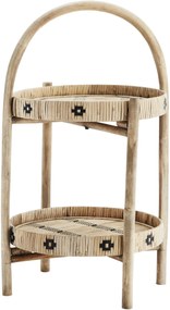 MADAM STOLTZ Odkladací stolík Natural Bamboo