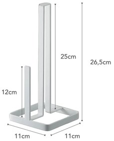 Biely stojan na kuchynské papierové utierky YAMAZAKI Tower