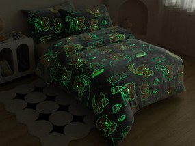 XPOSE® Mikroplyšové obliečky MEDVEDÍ SEN Exclusive (svietiací efekt)