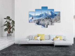 Obraz - Váhľad na zimnú krajinu (150x105 cm)