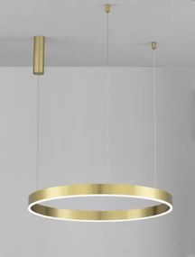 LED luster Motif 80 zlaté CCT s diaľkovým ovládaním