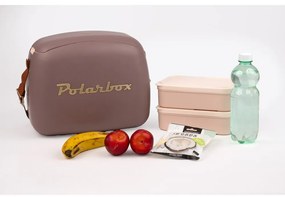 Hnedý chladiaci box 6 l Classic Gold – Polarbox